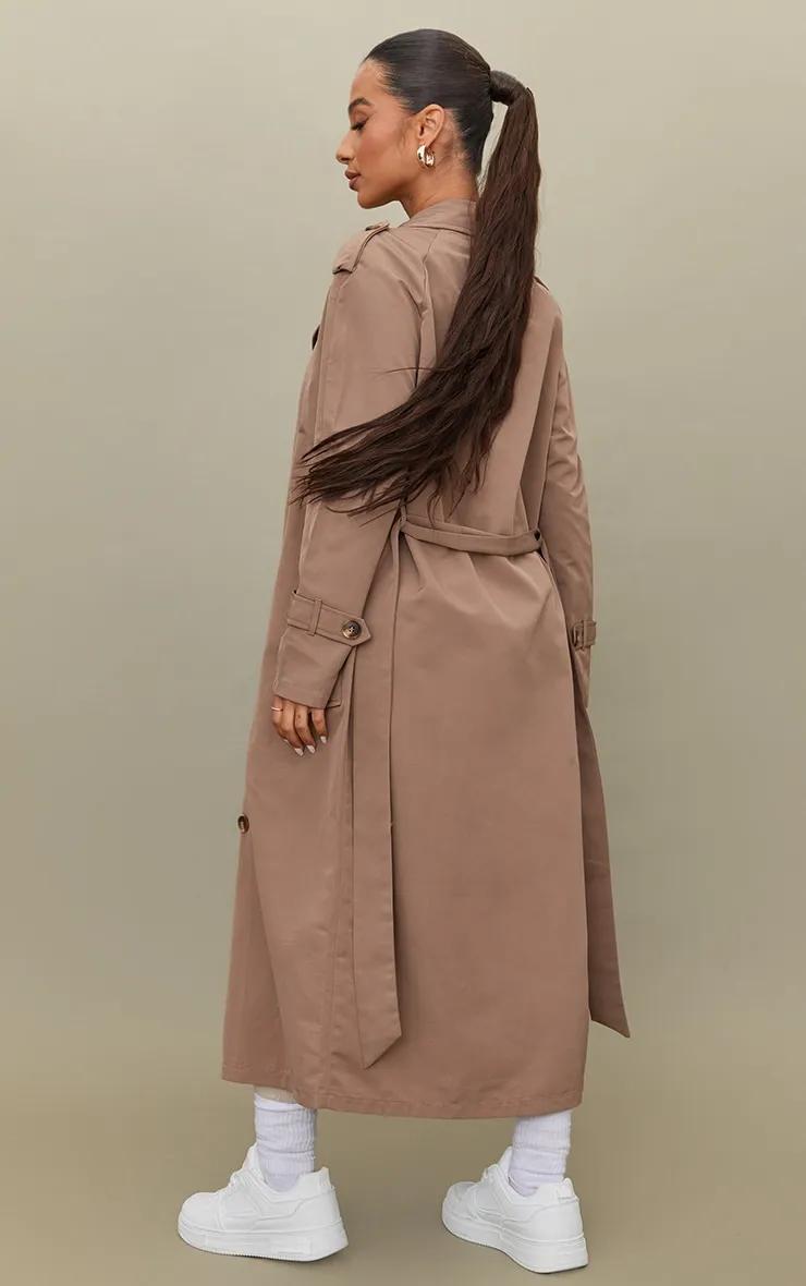 Petite Trench oversize taupe