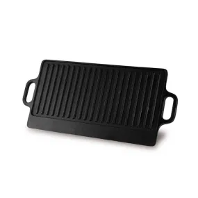 Plancha Grill rectangulaire fonte acier émaillé 38 x 23