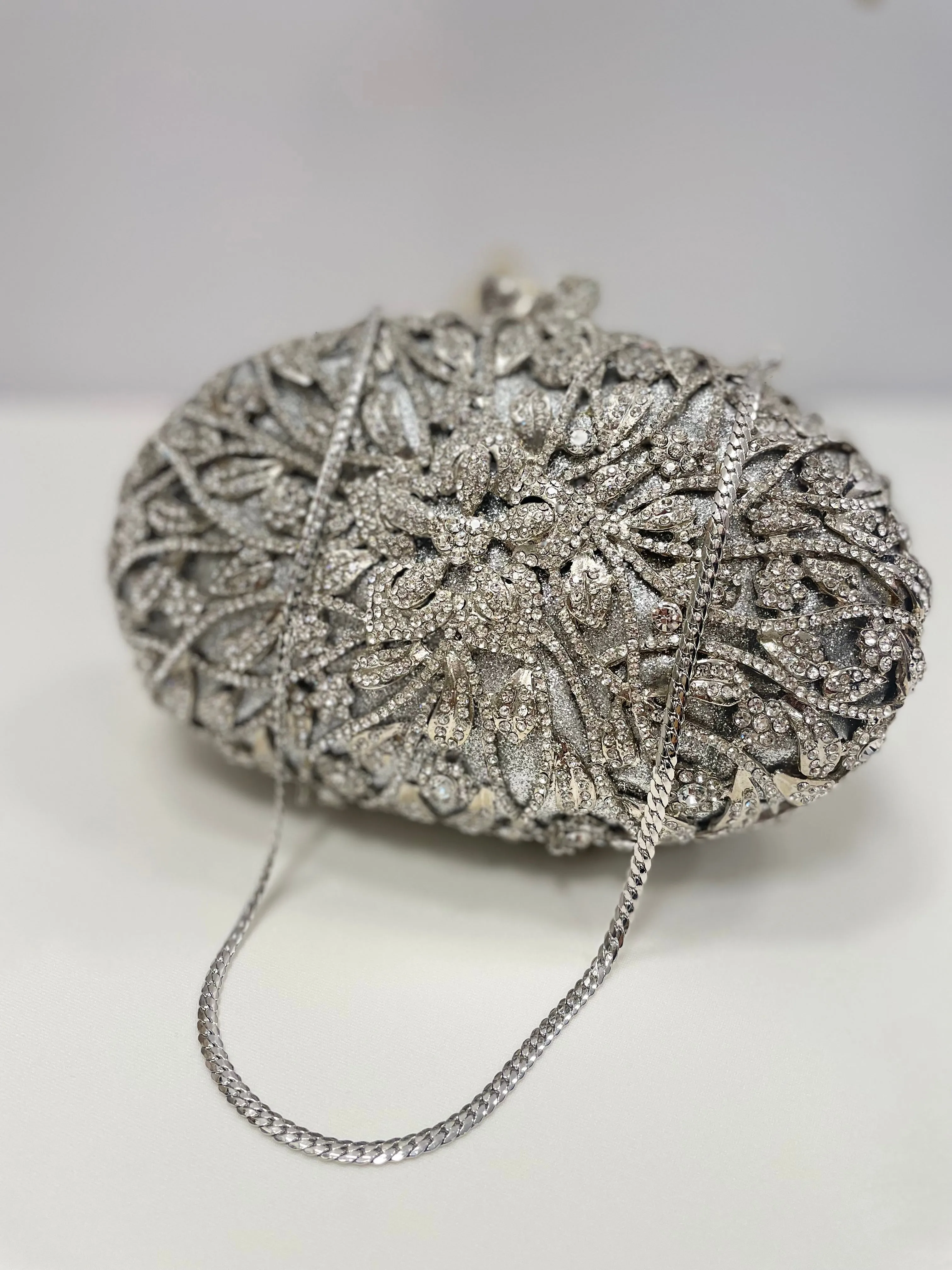 Pochette de soirée en strass