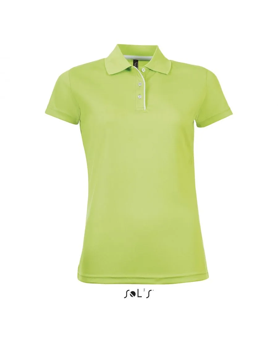 Polo Sport Femme Personnalisé - 180g Sol's Performer