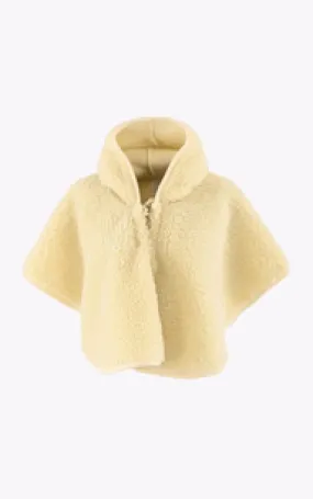 Poncho laine mouton enfant beige La Canadienne - La Canadienne - Gilets / ponchos / capes Textile Beige