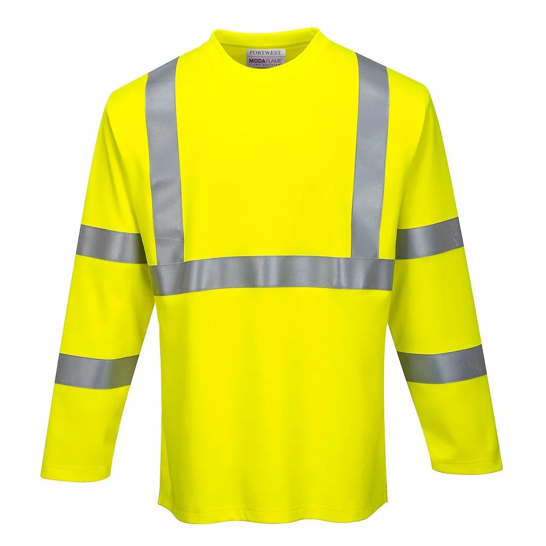 Portwest - Tee-shirt manches longues résistant à la flamme HV
