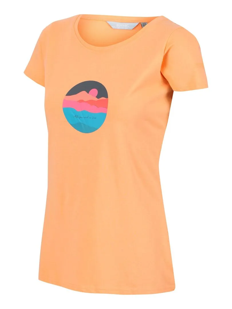 Regatta - T-shirt BREEZED - Orange clair