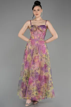 Robe de Cérémonie Midi Lavande ABK2037