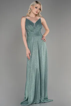 Robe de Soirée Longue Turquoise ABU3863