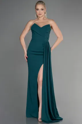 Robe de Soirée Longue Émeraude ABU3344