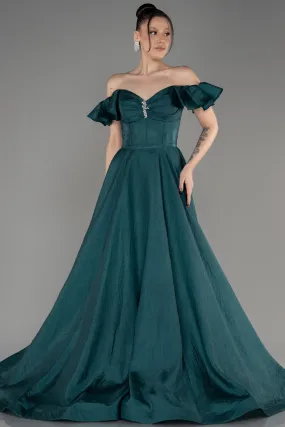 Robe De Soirée Longue Émeraude ABU3884