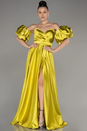 Robe de Soirée Satin Longue ABU4022