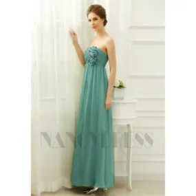 Robe de Soirée Verte | Robe de Soirée Longue Vert Bustier Long 