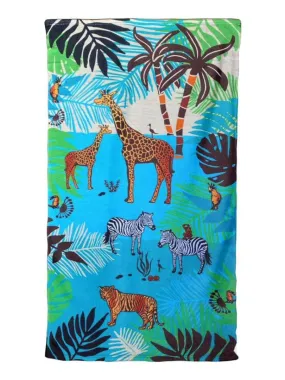 Serviette de plage microfibre Savana 70x140 250 g/m² - Multicolore