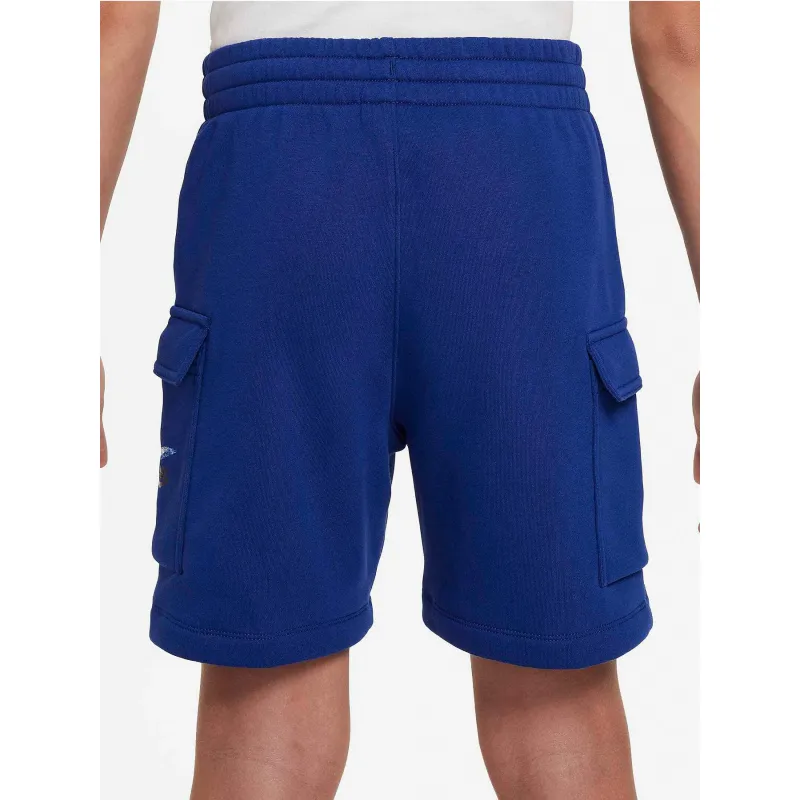 Short cargo nsw fleece bleu enfant - Nike | wimod