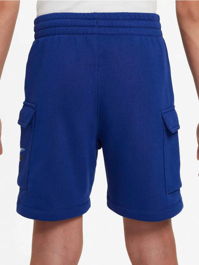 Short cargo nsw fleece bleu enfant - Nike | wimod