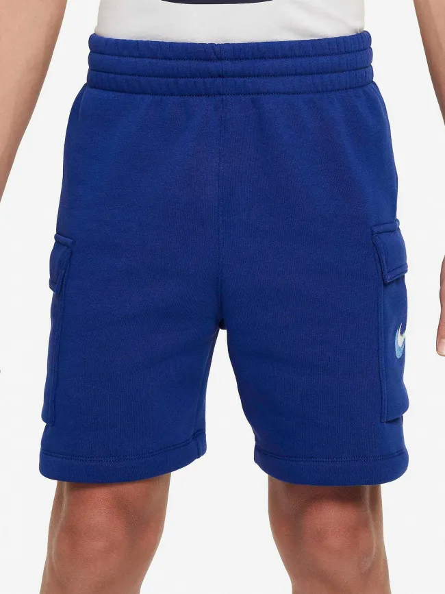 Short cargo nsw fleece bleu enfant - Nike | wimod