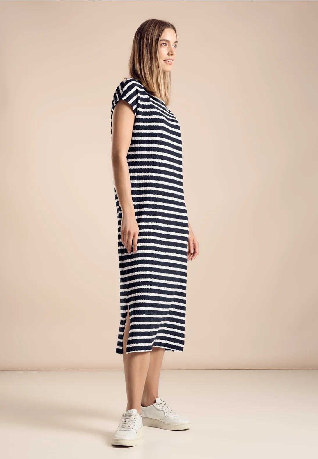 Street One Robe midi rayée 
