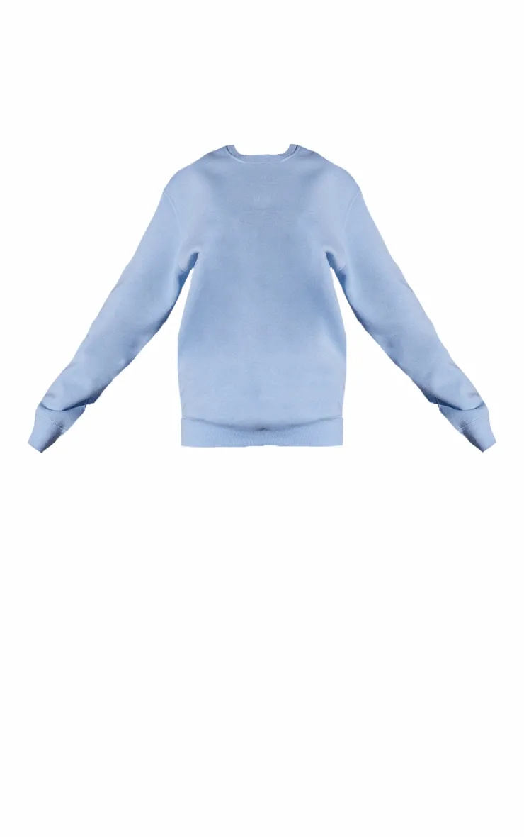 Sweat oversize bleu clair