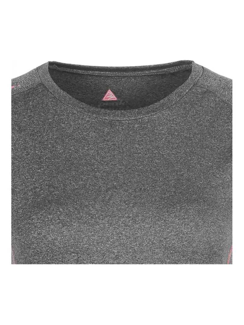 T-shirt manches courtes femme ANSHO - Gris