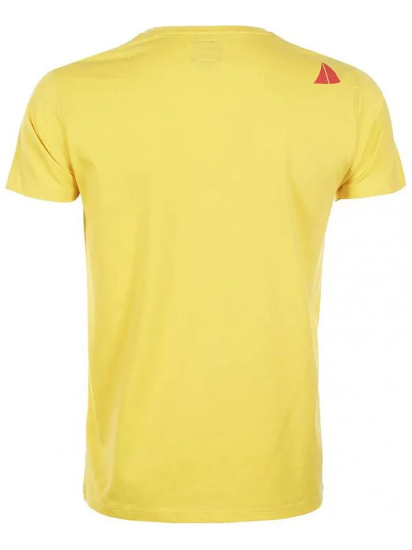 T-shirt manches courtes homme CHERYL - VENT DU CAP - Jaune