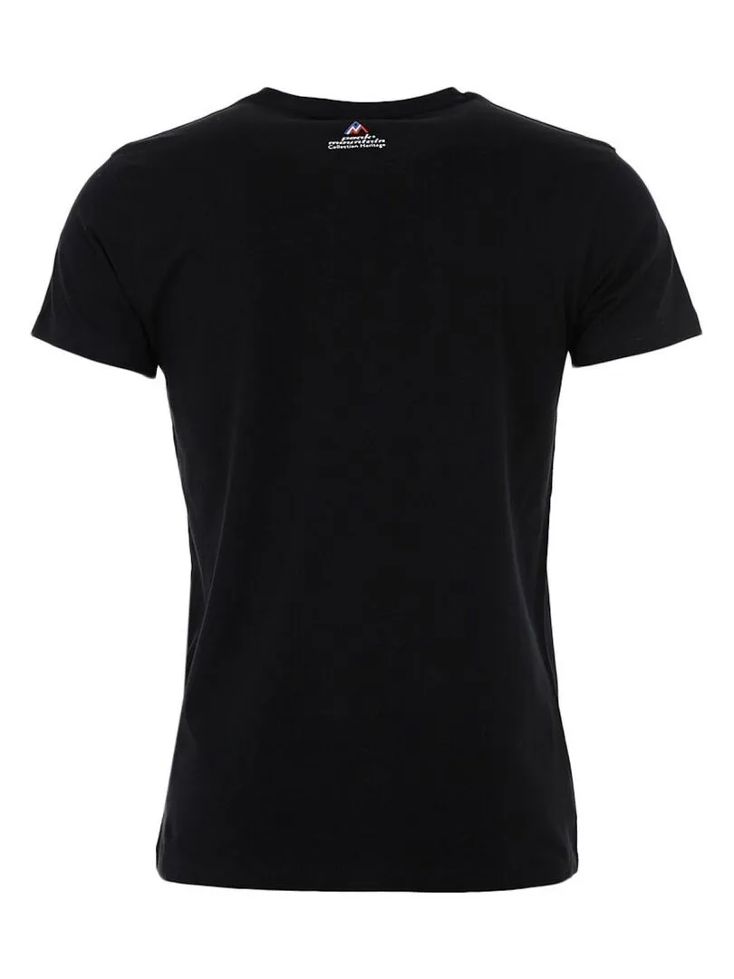 T-shirt manches courtes homme CIMES - PEAK MOUNTAIN - Noir Noir