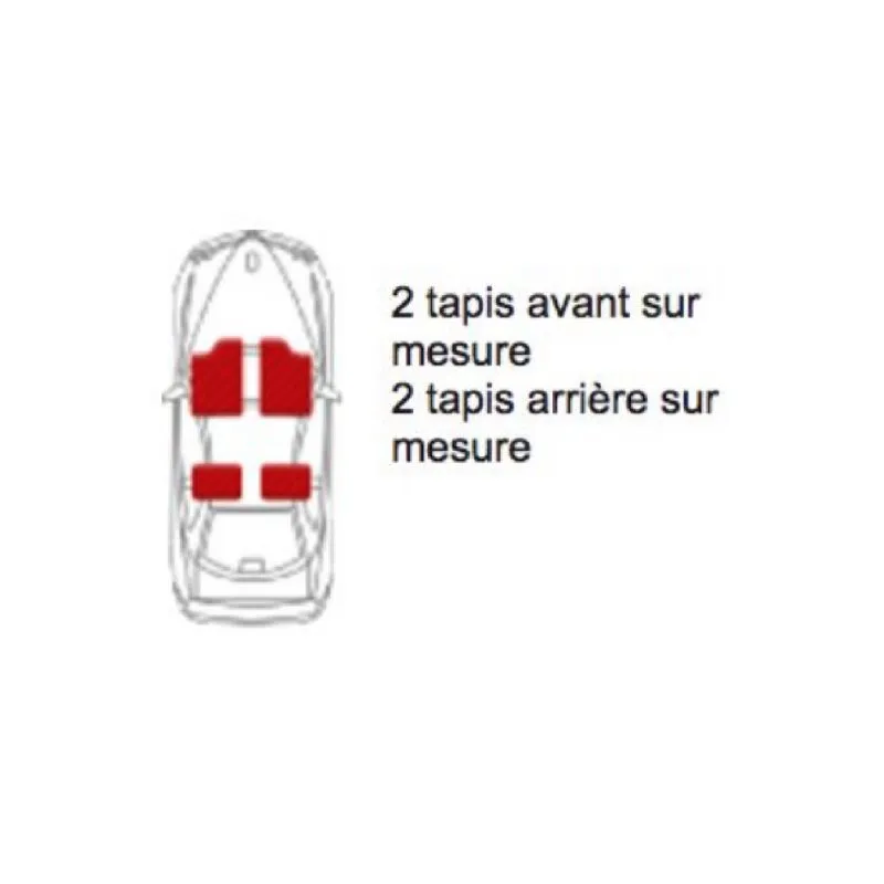 Tapis moquette sur Mesure PRESTIGE pour 407