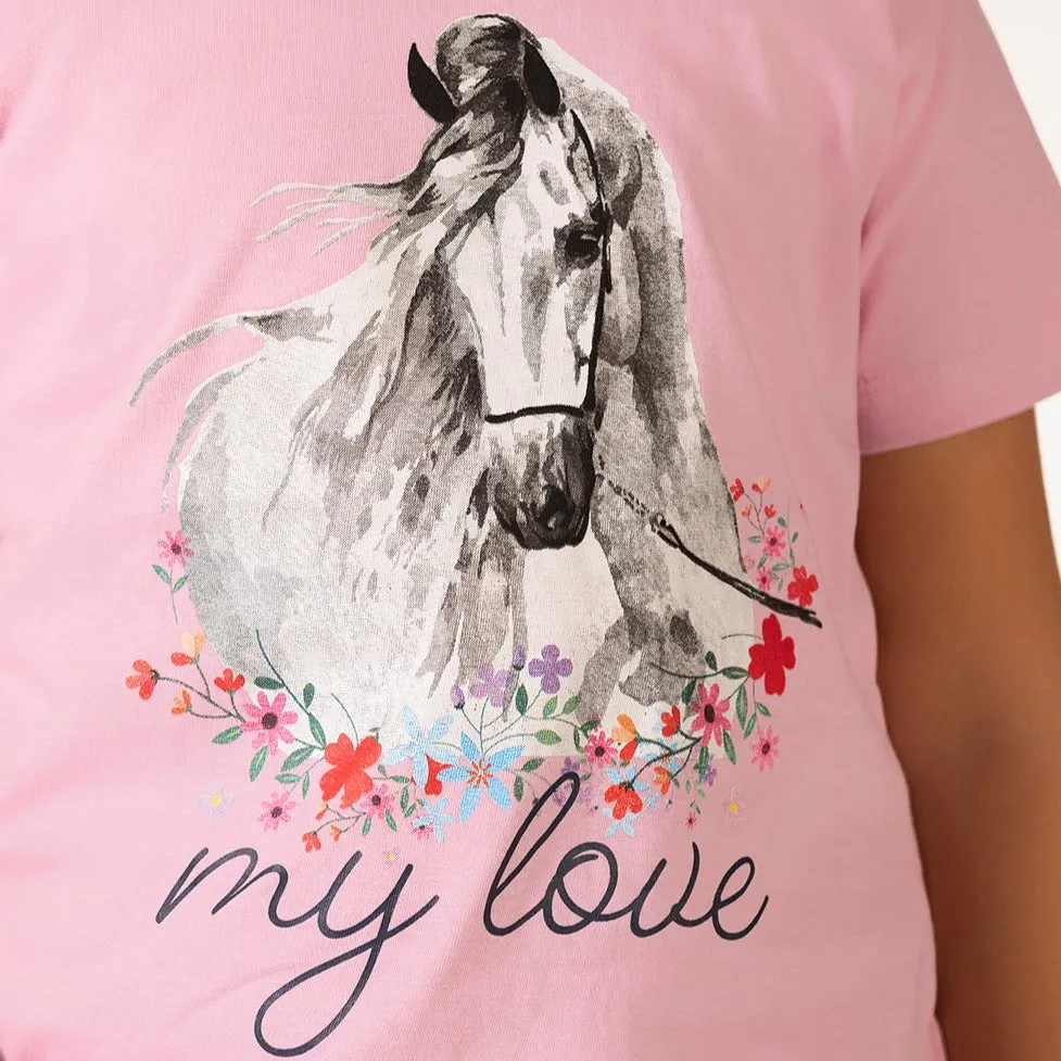 Tee-shirt manches courtes HKM Horse Spirit