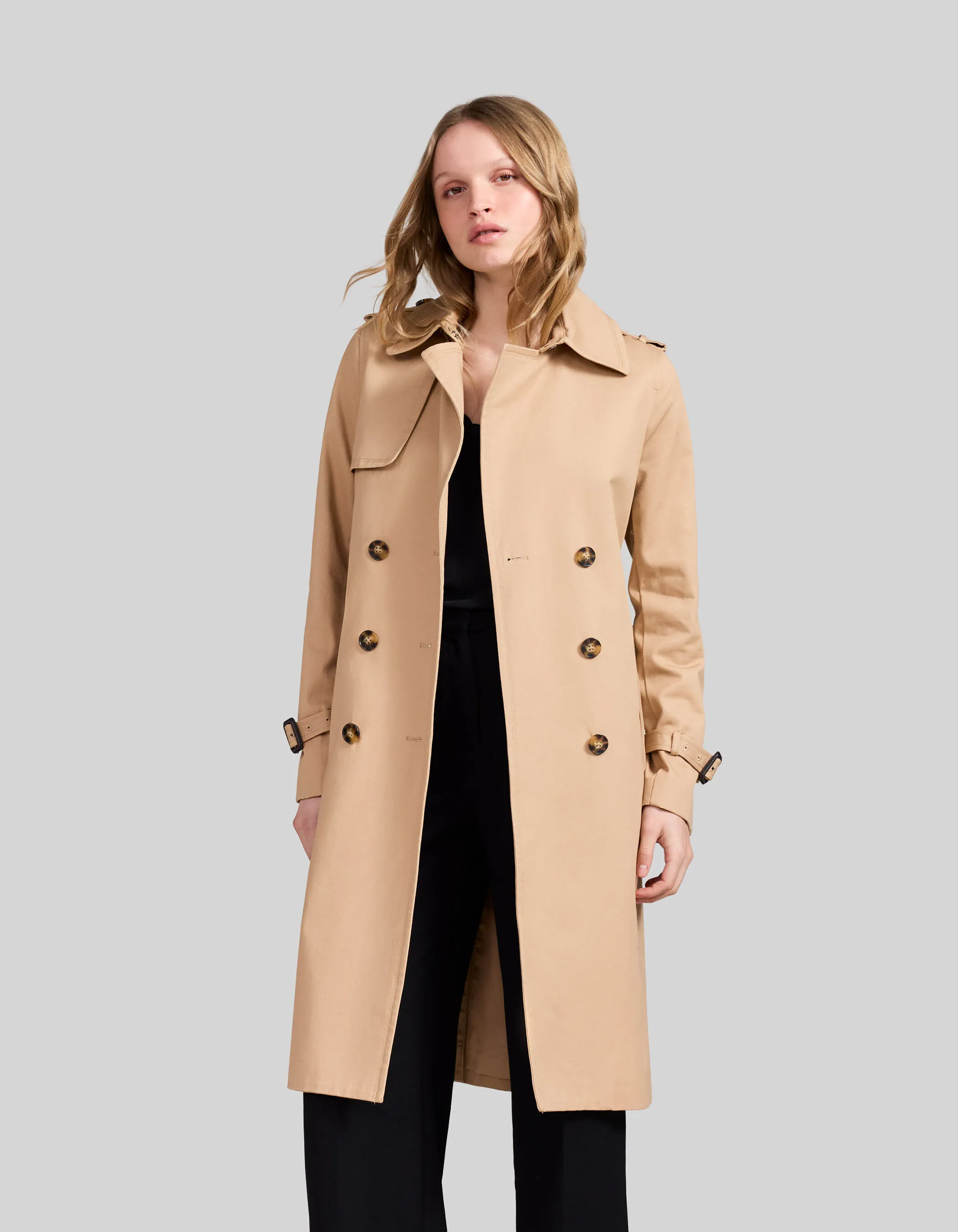 Trench beige Femme