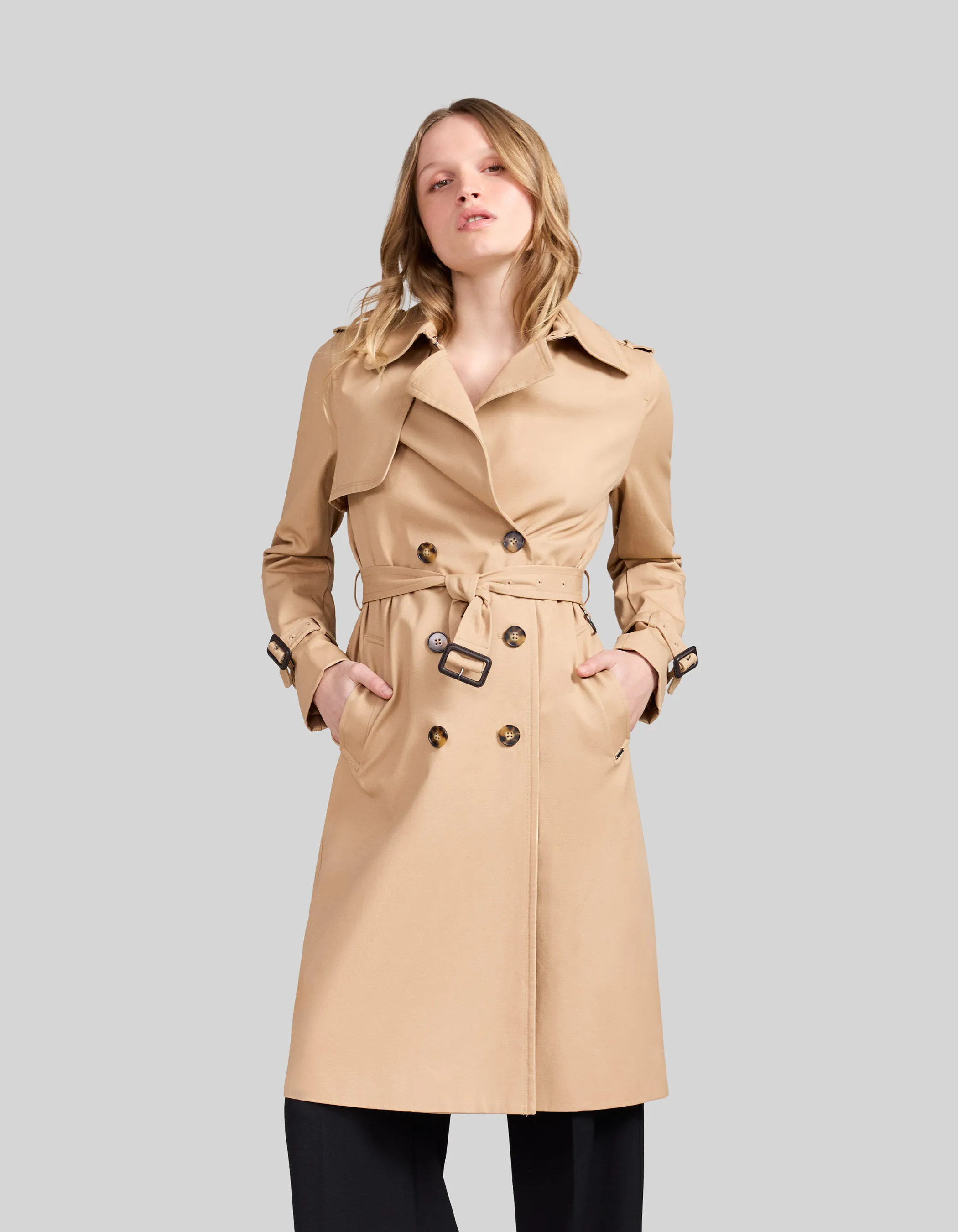 Trench beige Femme