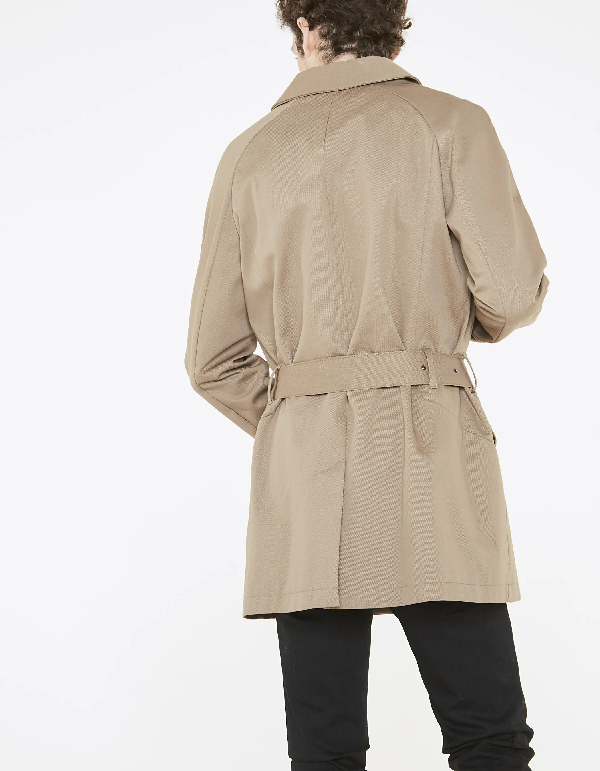 Trench beige homme