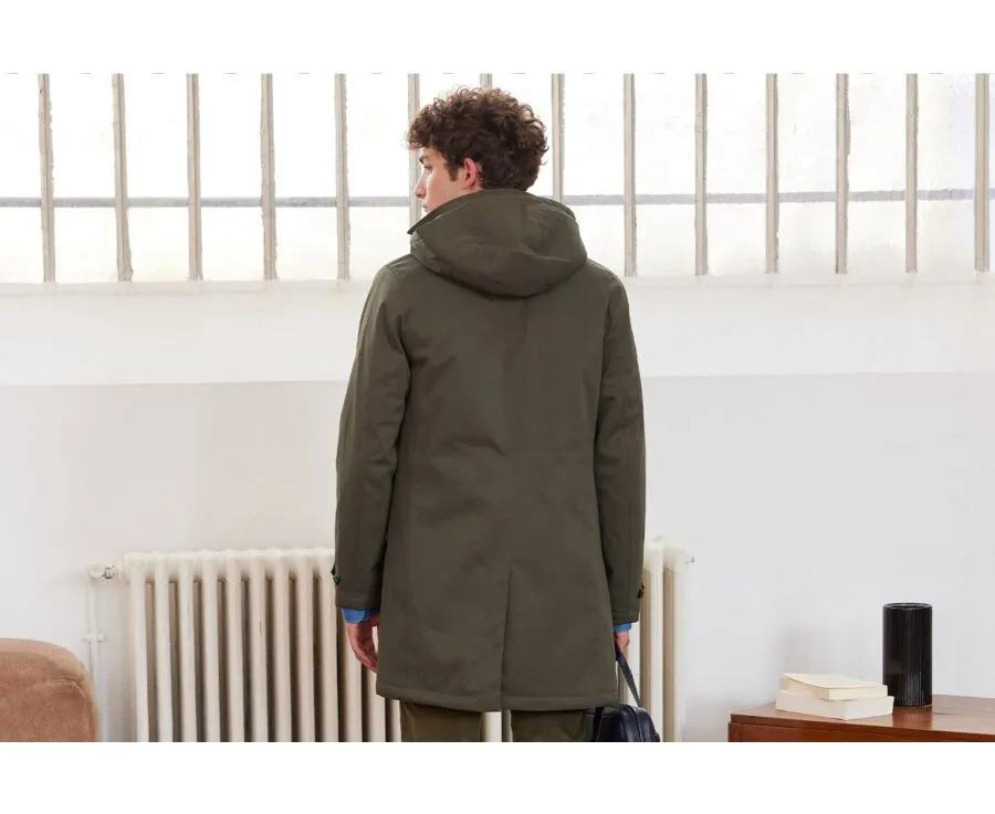 Trench homme Vert foncé matelassé Aurestilde