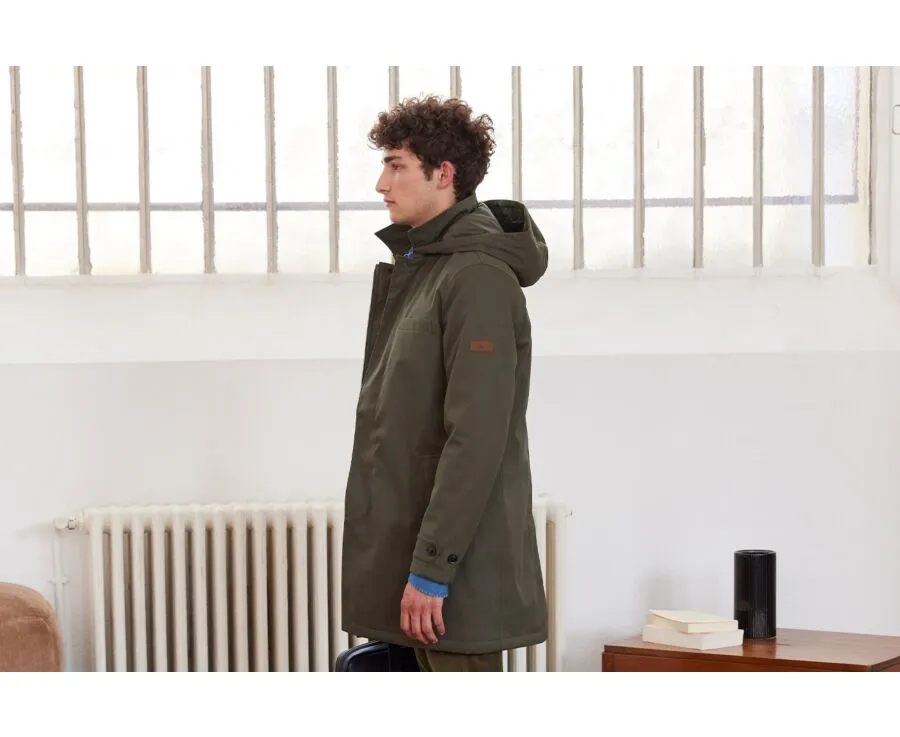 Trench homme Vert foncé matelassé Aurestilde