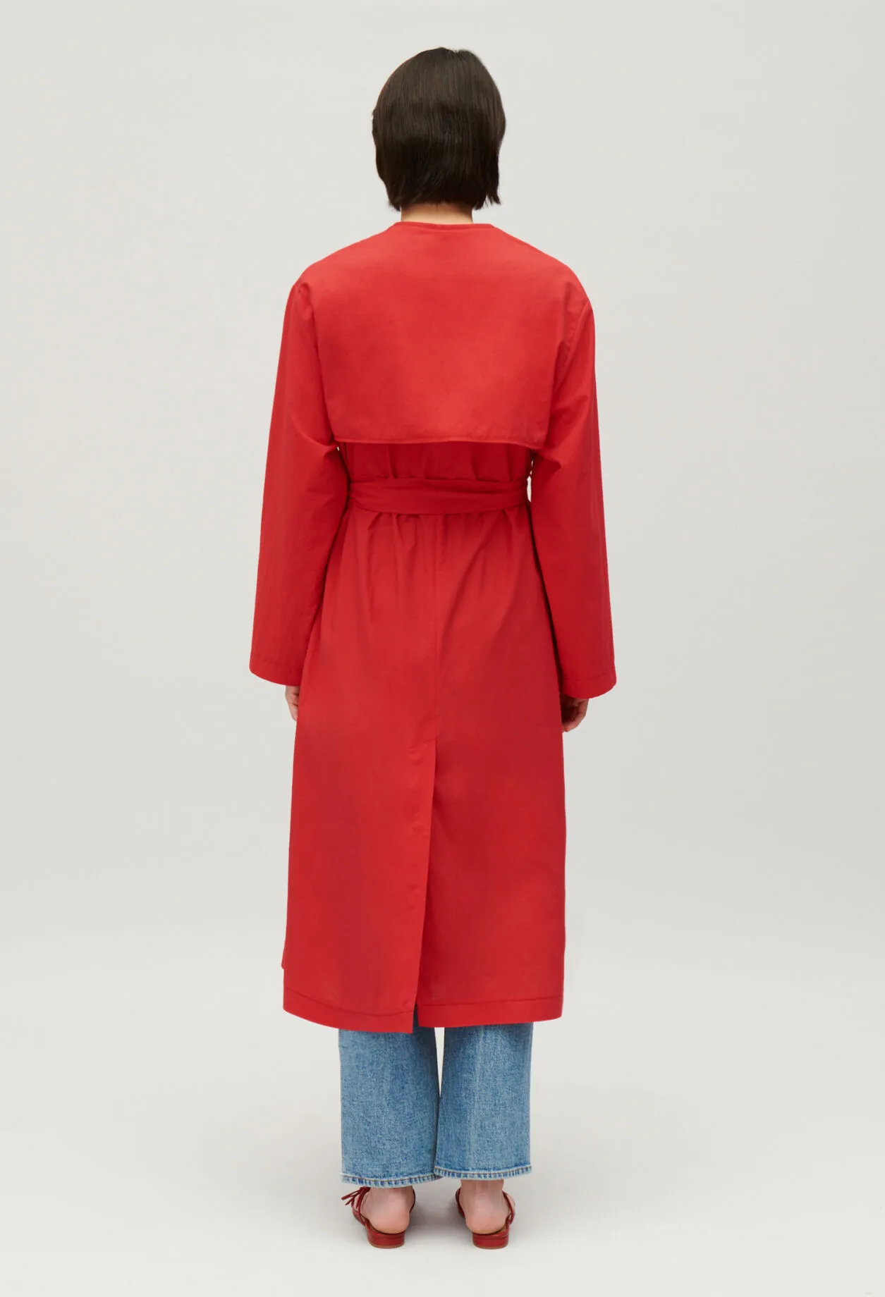 Trench long rouge | Claudie FR