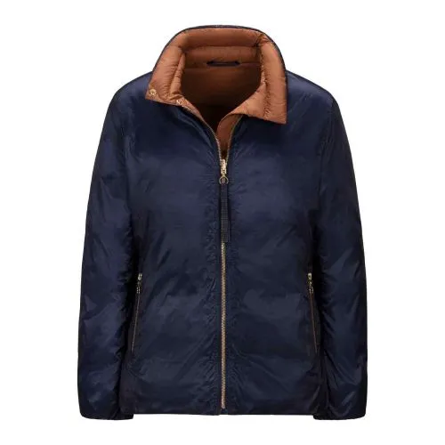 Veste réversible Audi bleu et marron pour femme