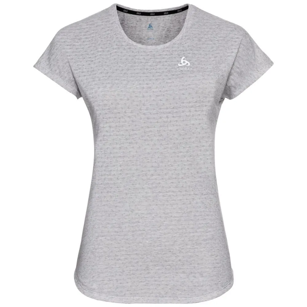 Vêtements de sport ODLO Femme | Tee-shirt de running avec construction sans couture ODLO Run Easy Linecool  pour femme |312701-1