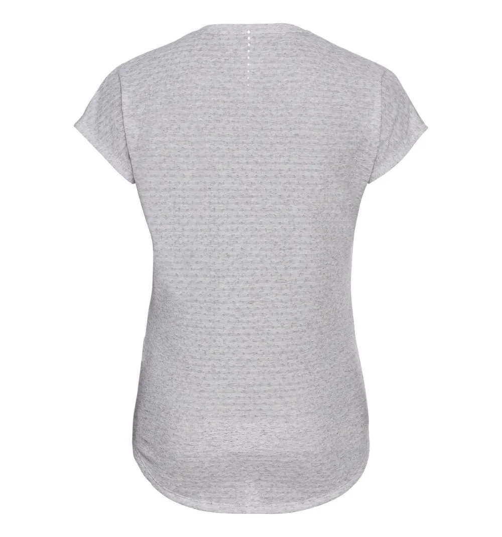 Vêtements de sport ODLO Femme | Tee-shirt de running avec construction sans couture ODLO Run Easy Linecool  pour femme |312701-1